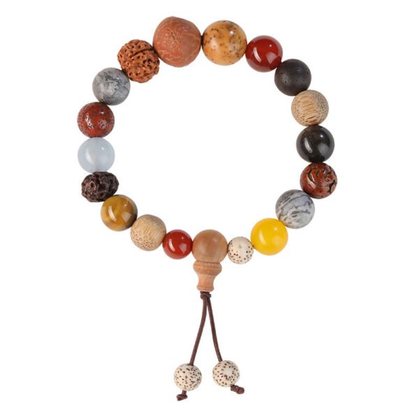 8-seed Buddha bead pendant bracelet for inner peace - Image 3