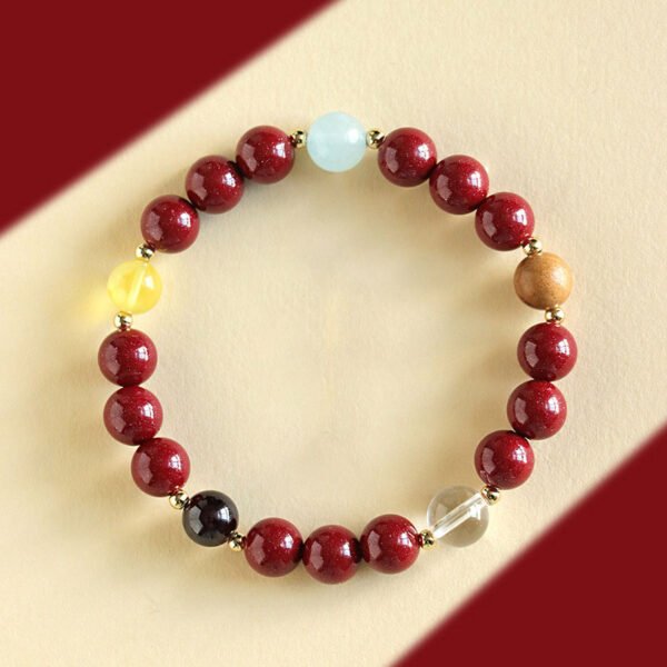 Five element transport cinnabar bracelet - Image 7