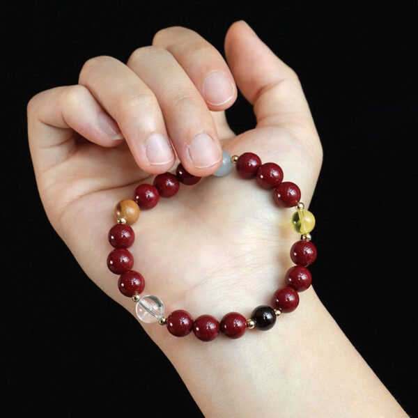 Five element transport cinnabar bracelet - Image 4