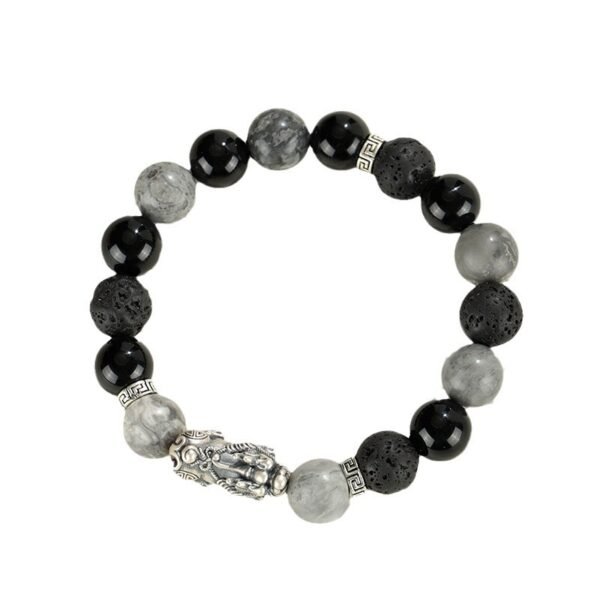 Black agate bracelet for wealth and blessings - Image 7