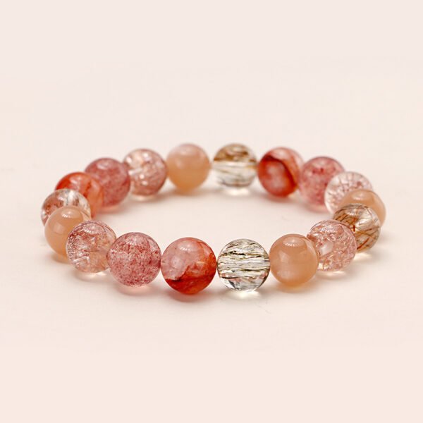 Guanyin blesses Crystal fireworks multi treasure bead bracelet