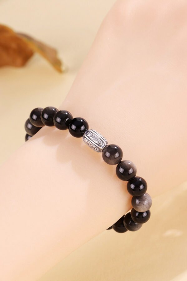 five-flavored fish Black silver small fish bracelet - Image 3