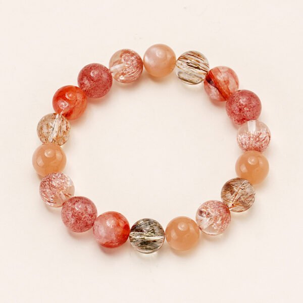 Guanyin blesses Crystal fireworks multi treasure bead bracelet - Image 3