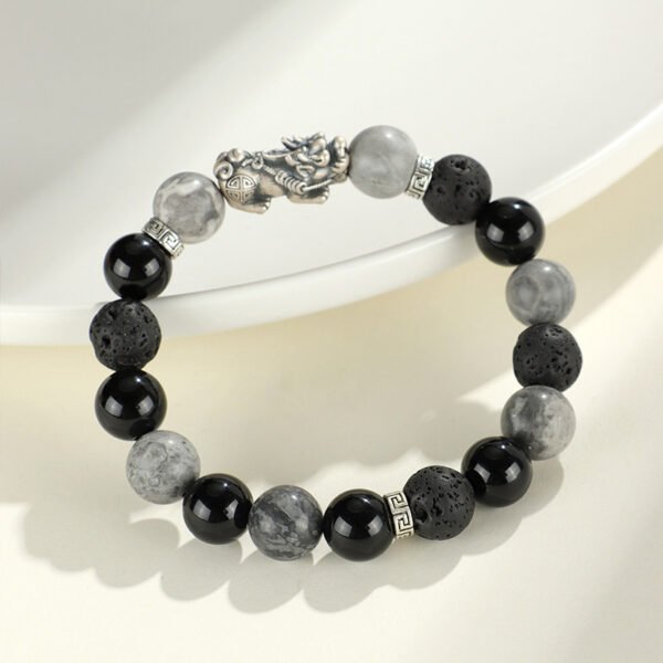 Black agate bracelet for wealth and blessings - Image 5